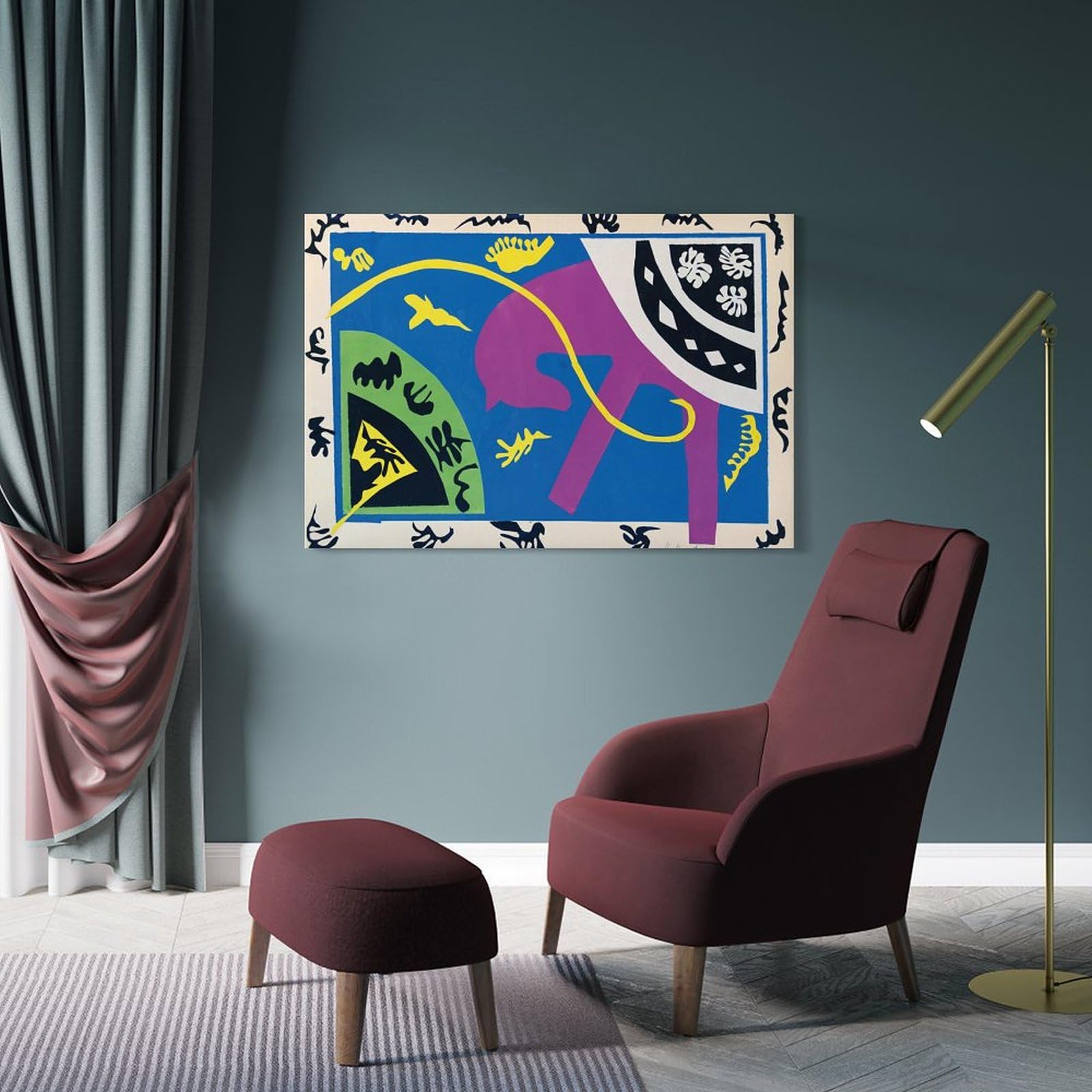 Amazon.co.jp: アンリ·マティス（馬、曲芸師、道化師）ポスター